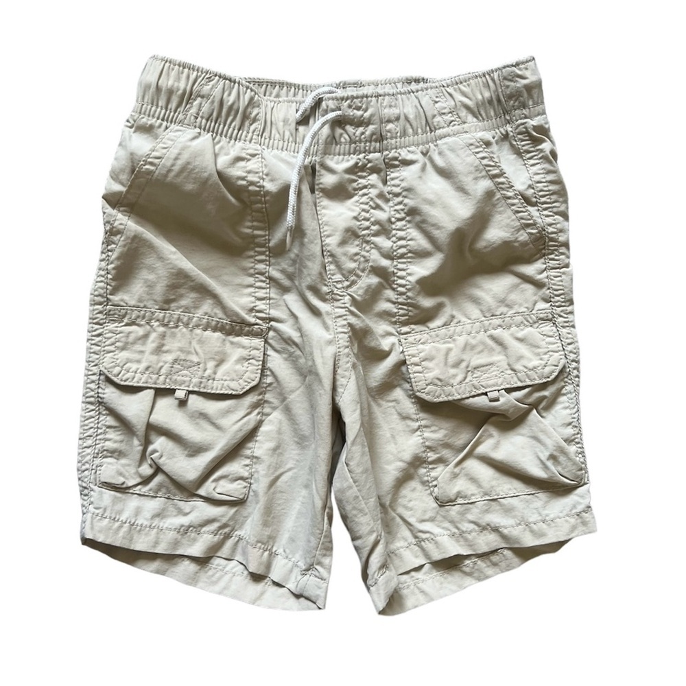 Old Navy Boys Drawstring Khaki Cargo Shorts | 4T